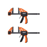 Klein 47550 Speed-Klamp 6-Inch Quick Clamp and Spreader with 150 lb Clamping Force (2 Pack)