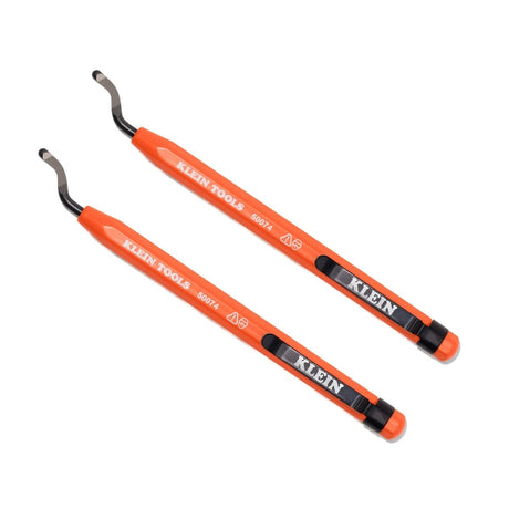 Klein 50074 5.5" Reaming Pen with Free Spinning Blade for Pipe Deburring (2 Pack)