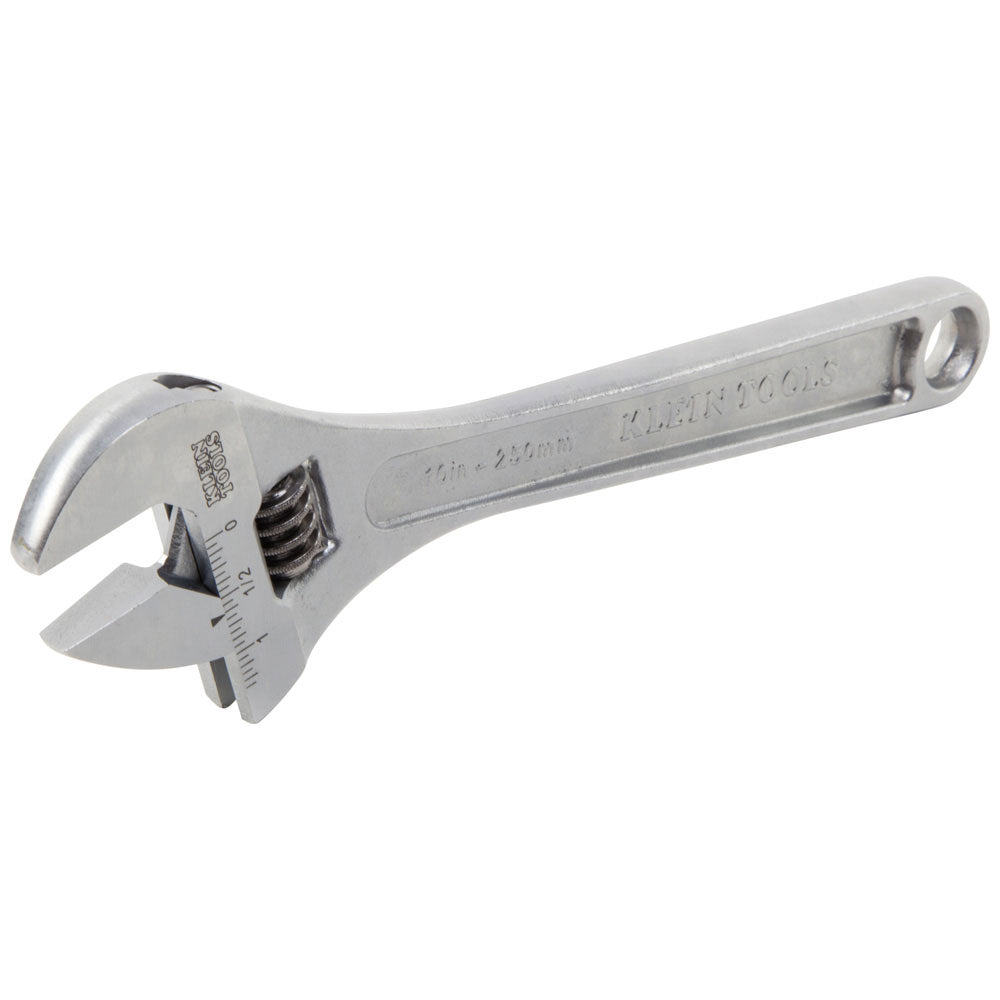 Klein Tools 507-10 Adjustable Wrench, Extra-Capacity, 10" - 4