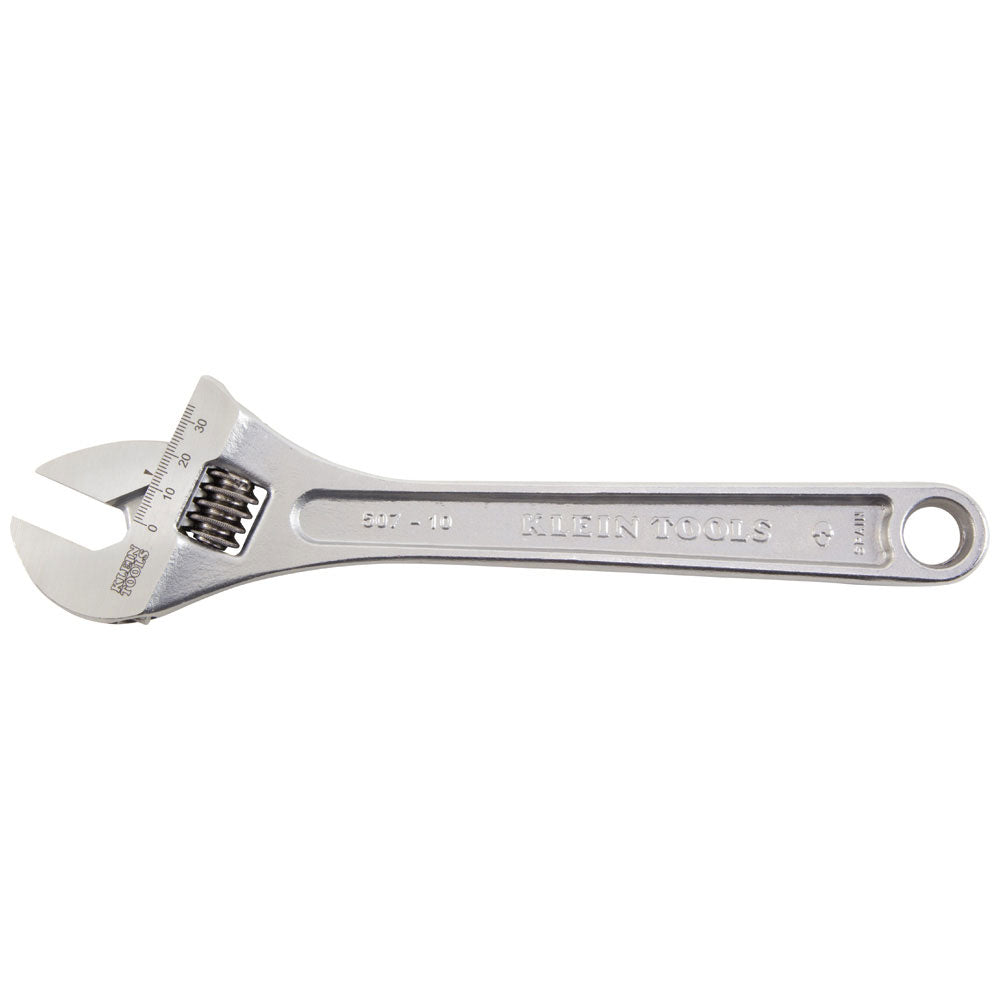 Klein Tools 507-10 Adjustable Wrench, Extra-Capacity, 10" - 5