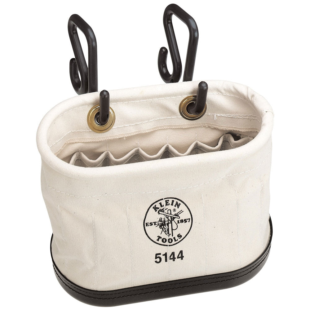 Klein 5144 Aerial Oval Bucket 15 Pockets with Hooks