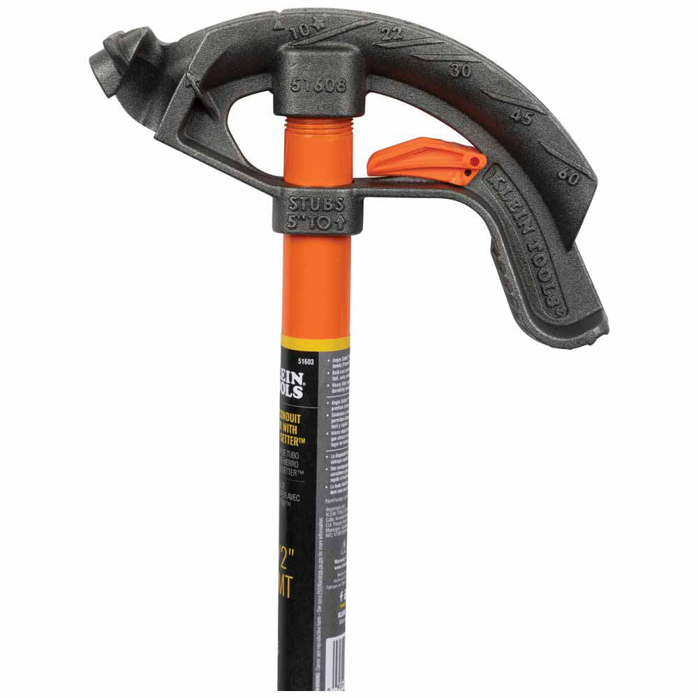 Klein 51604 Iron Conduit Bender 3/4" EMT with Angle Setter - 3