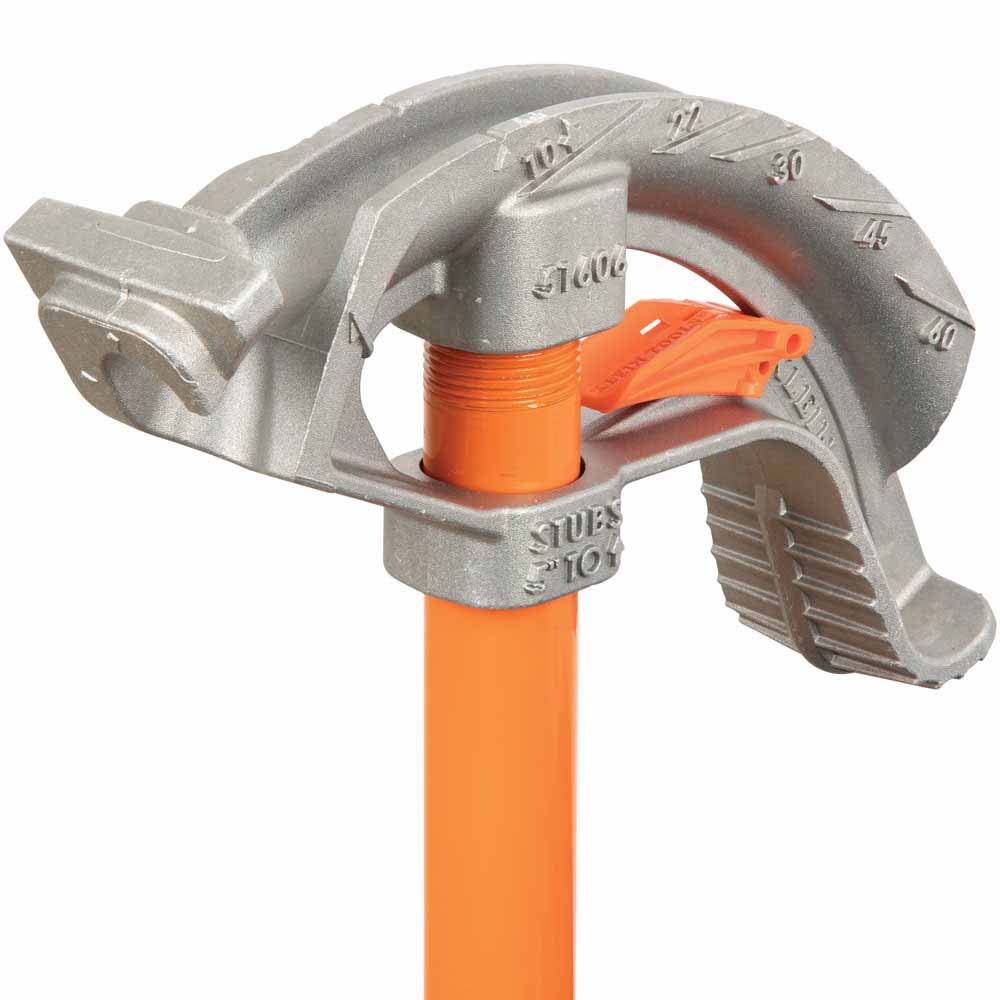 Klein 51606 Aluminum Conduit Bender Full Assembly, 1/2-Inch EMT with Angle Setter - 4