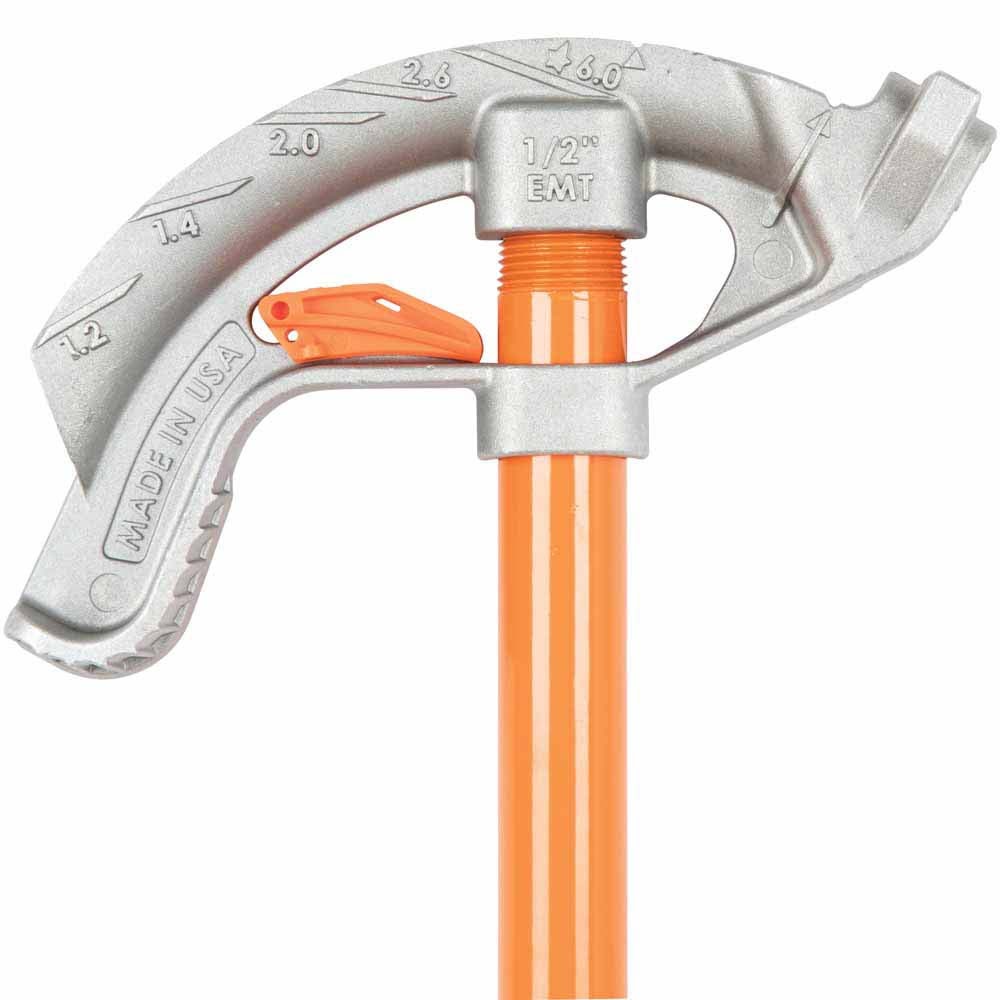 Klein 51606 Aluminum Conduit Bender Full Assembly, 1/2-Inch EMT with Angle Setter - 5