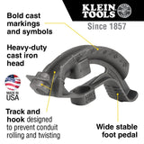 Klein 51608 Iron Conduit Bender Head for 1/2 Inch EMT - 2