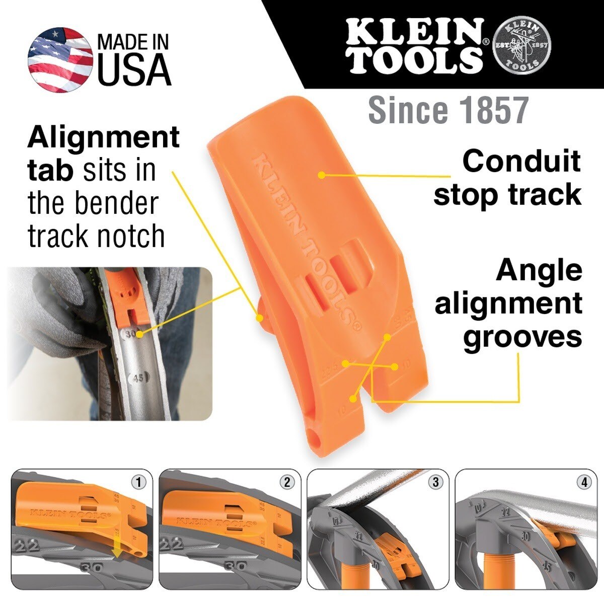 Klein 51612 3/4-Inch Angle Setter for Conduit Benders - 2