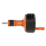 Klein 53016 25-Foot Auto-Feed Drum Auger for Cleaning Drains (1 Each)