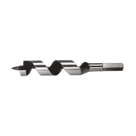 Klein Tools 53408 Steel Ship Auger Bit, Screw Point, 1-1/8 x 4"