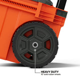 Klein 54100MBX MODbox Rolling Toolbox with 10 Inch Wheels and IP65 Protection 22 in x 20.8 in x 27 in (1 Pack) - 5