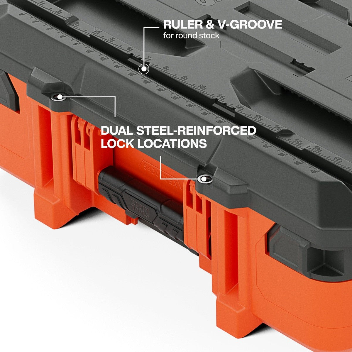 Klein 54300MBX MODbox Small Toolbox 22 in x 16.1 in x 7.5 in Heavy Duty Modular Tool Storage (1 Each) - 4