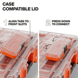 Klein 54400MBX MODbox Full Width Component Box with 9 Removable Bins and Clear IP65 Lid (1 Each) - 5