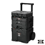 Klein 548BLKSTK MODbox Blackout Rolling Tool Storage Set with Drawers and Component Box (3 Piece Set)