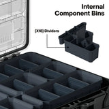 Klein 548BLKSTK MODbox Blackout Rolling Tool Storage Set with Drawers and Component Box (3 Piece Set) - 10
