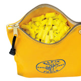 Klein 5539YEL Canvas Zipper Bag, Consumables, Yellow - 2