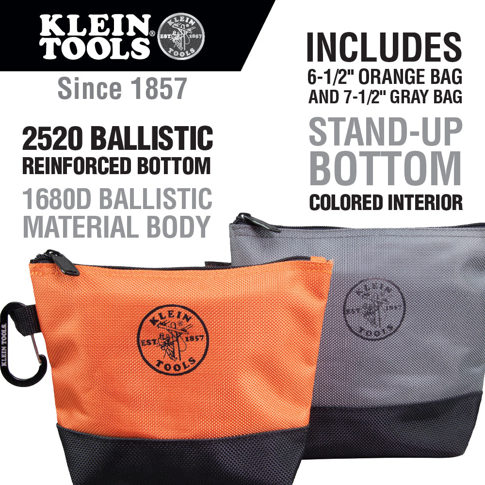 Klein 55470 Stand-Up Zipper Bags, 2 Pk - 4