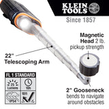 Klein 56027 Telescoping Magnetic LED Pickup Tool - 3