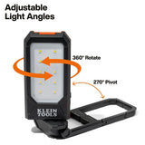 Klein 56079 Slim Rechargeable 500 Lumen LED Work Light with Magnet Kickstand USB C - 3