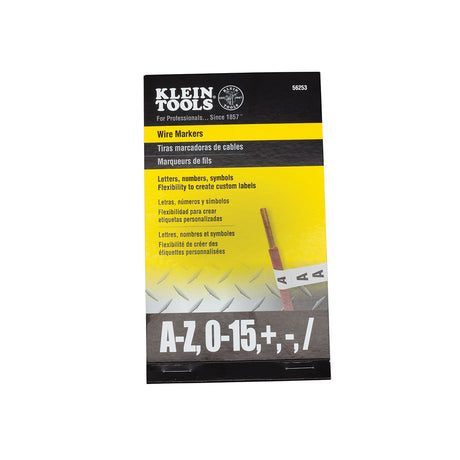 Klein 56253 Wire Markers-Black Letters, Numbers and Symbols