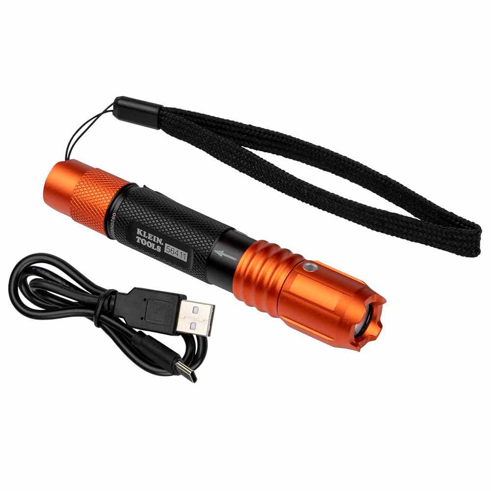 Klein 56411 Rechargeable Waterproof LED Pocket Light w/ Lanyard