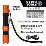 Klein 56411 Rechargeable Waterproof LED Pocket Light w/ Lanyard - 2