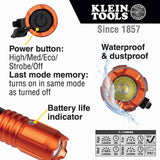 Klein 56411 Rechargeable Waterproof LED Pocket Light w/ Lanyard - 3