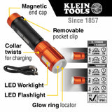 Klein 56412 Rechargeable Flashlight with Worklight - 7