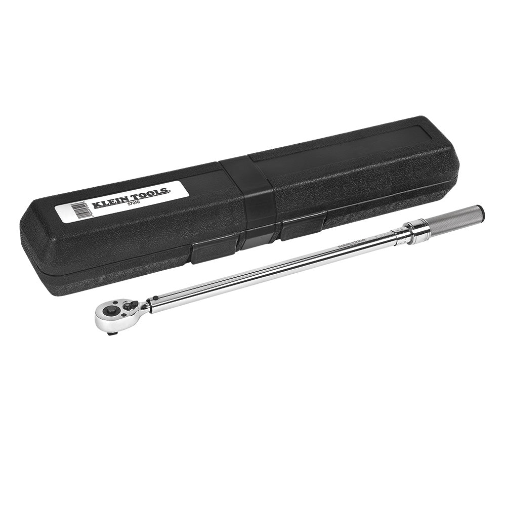 Klein Tools 57010 1/2" Torque Wrench Ratchet Square Drive