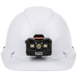 Klein 60107RL Hard Hat, Non-Vented, Cap Style with Rechargeable Headlamp, White