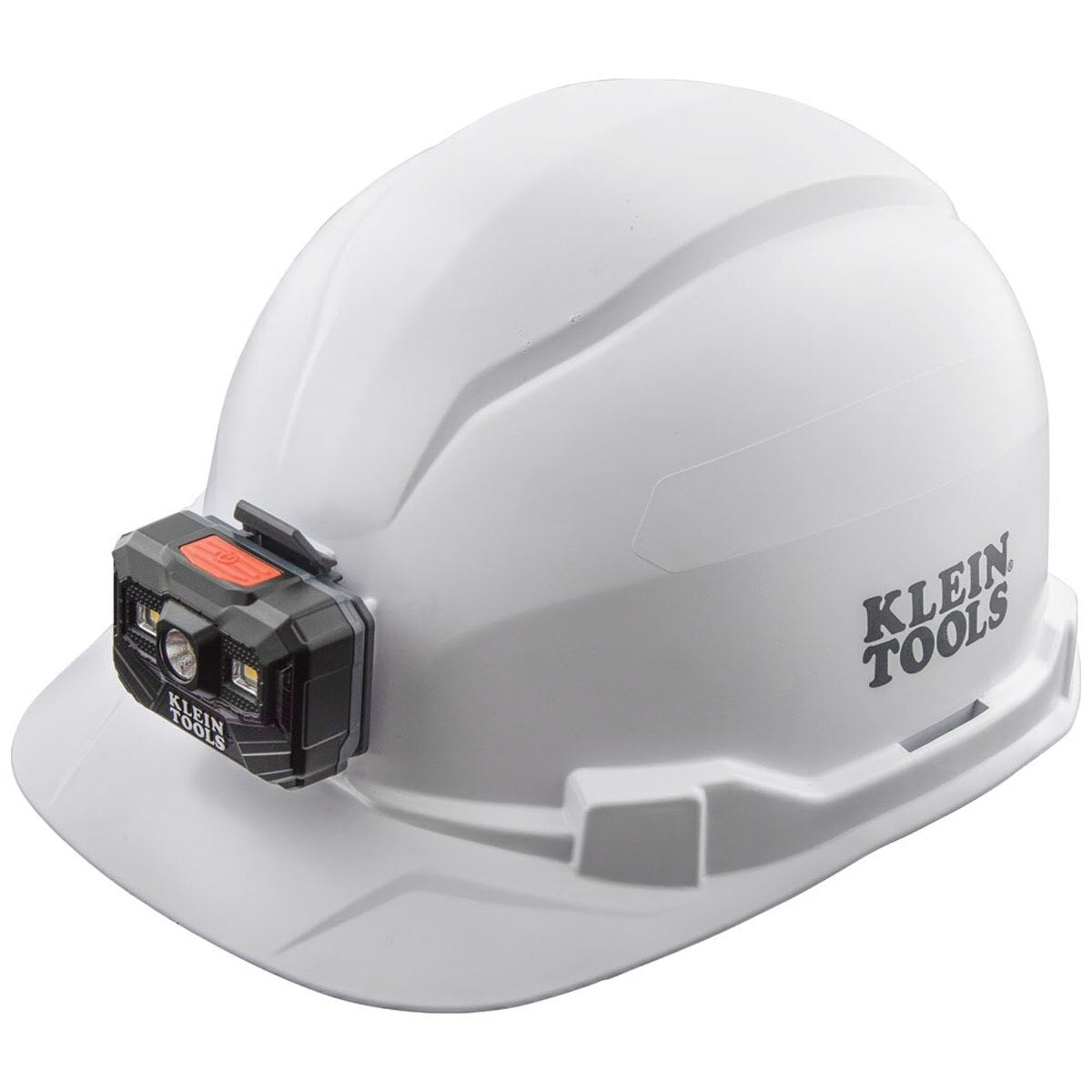 Klein 60107RL Hard Hat, Non-Vented, Cap Style with Rechargeable Headlamp, White - 3