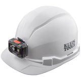 Klein 60107RL Hard Hat, Non-Vented, Cap Style with Rechargeable Headlamp, White - 3