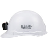 Klein 60107RL Hard Hat, Non-Vented, Cap Style with Rechargeable Headlamp, White - 4