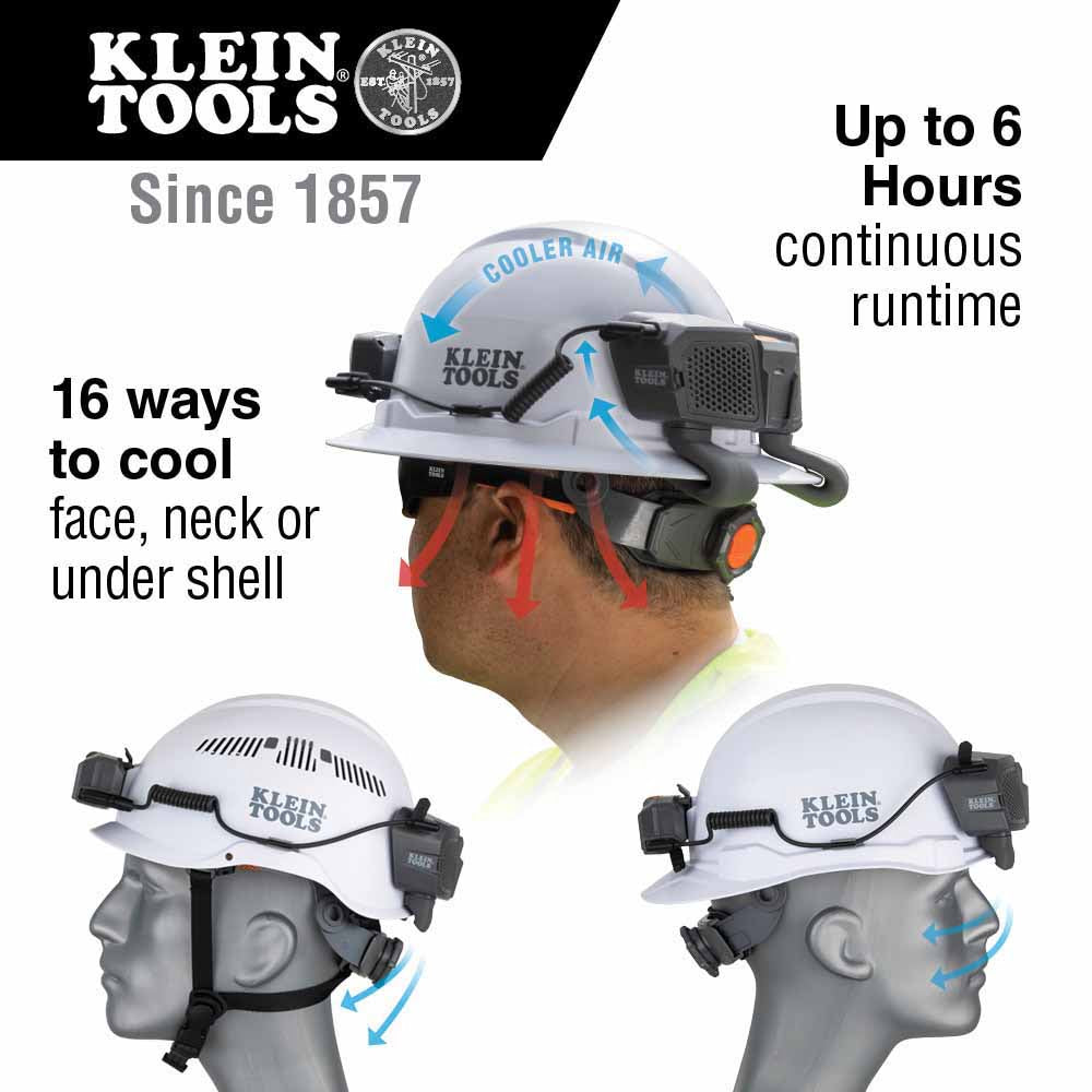 Klein 60155 Cooling Fan for Hard Hat and Safety Helmet - 4