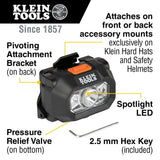 Klein 60156 Intrinsically Safe LED Headlamp (Includes Batteries) - 2