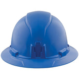 Klein 60249 Hard Hat, Non-Vented, Full Brim Style, Blue (Each)