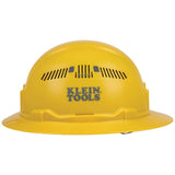 Klein 60262 Hard Hat, Vented Full Brim, Class C Type 1, Yellow - 5