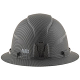 Klein 60345 Hard Hat, Premium KARBN Pattern, Non-Vented Full Brim, Class E - 4