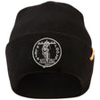Klein 60388 Heavy Knit Hat, Black, Vintage Patch Logo (One Size Fits Most)