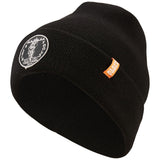 Klein 60388 Heavy Knit Hat, Black, Vintage Patch Logo (One Size Fits Most) - 3