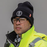 Klein 60388 Heavy Knit Hat, Black, Vintage Patch Logo (One Size Fits Most) - 7