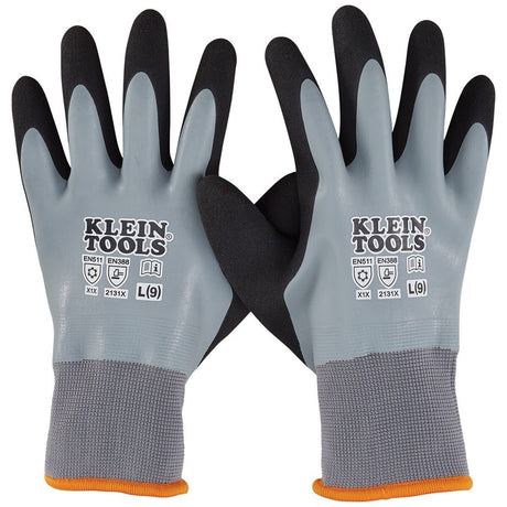 Klein 60389 Thermal Dipped Gloves, Large (1 Pair)