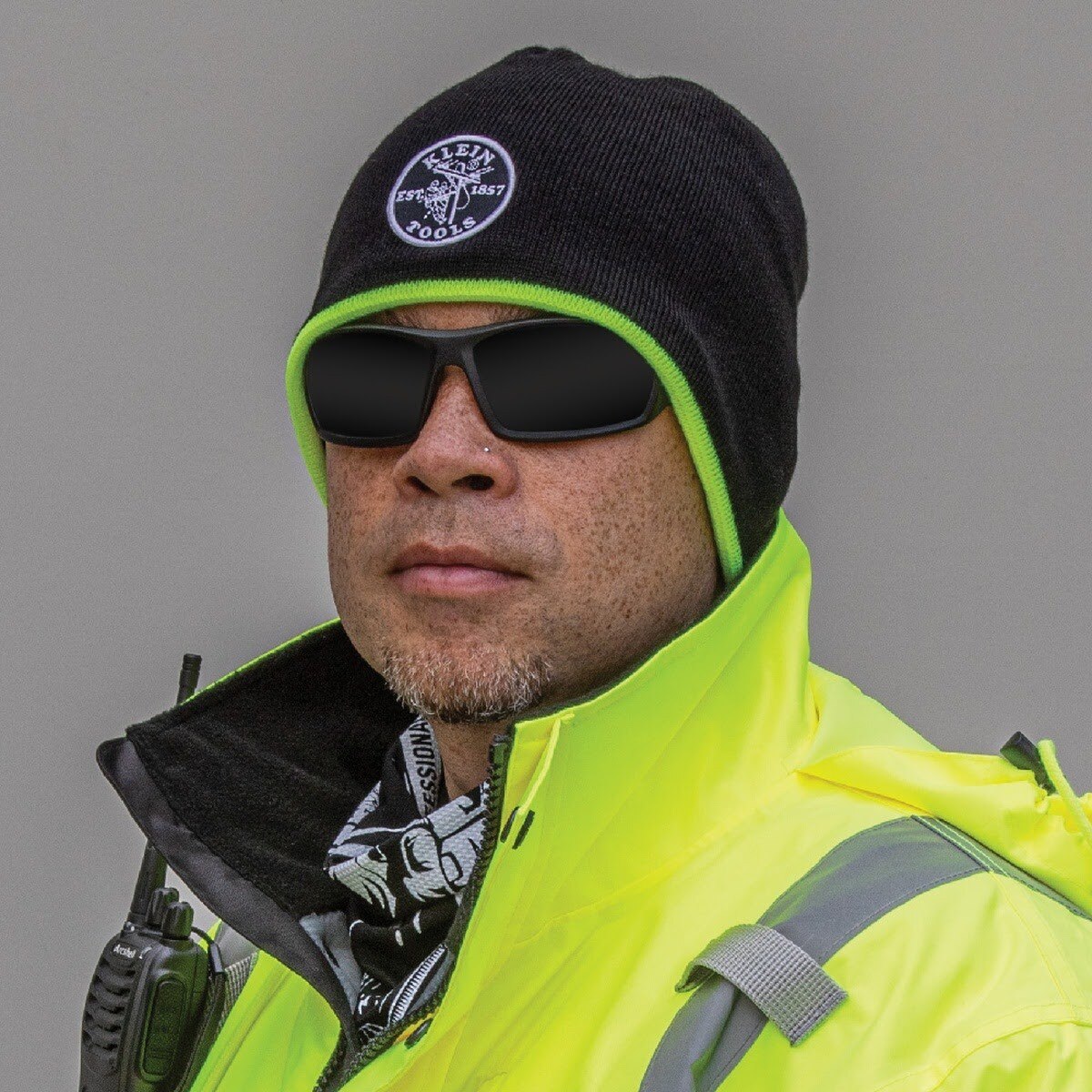 Klein 60391 Knit Beanie with Fleece Lining and High-Visibility Trim - 7