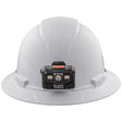 Klein 60406RL Hard Hat, Non-Vented, Full Brim with Rechargeable Headlamp, White (Each)
