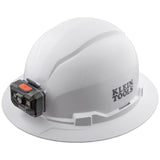 Klein 60406RL Hard Hat, Non-Vented, Full Brim with Rechargeable Headlamp, White (Each) - 3