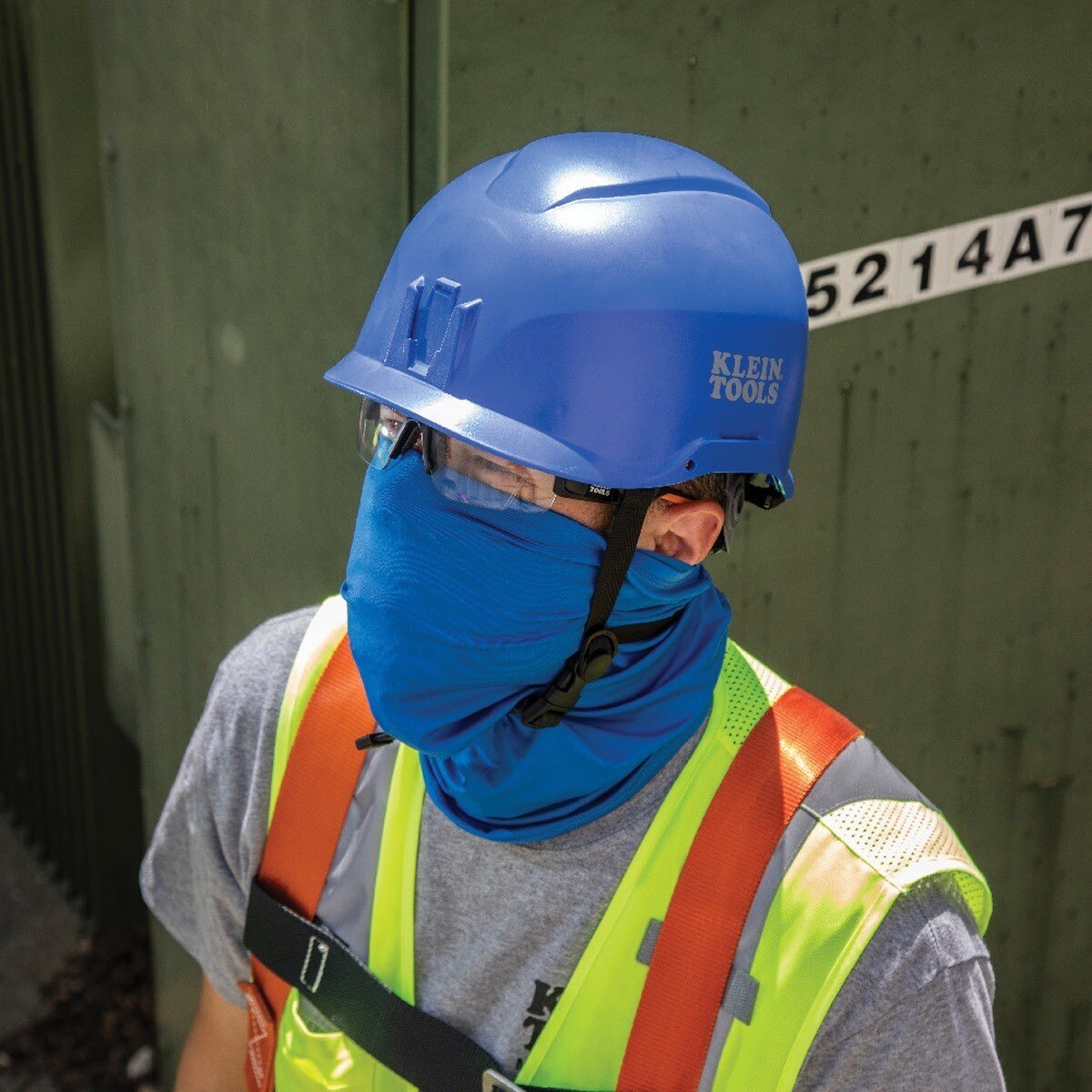 Klein 60439 Neck and Face Cooling Band, Blue (One Size) - 7