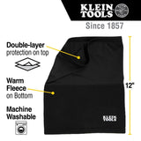 Klein 60466 Neck and Face Warming Half-Band, Black (One Size Fits Most) - 2