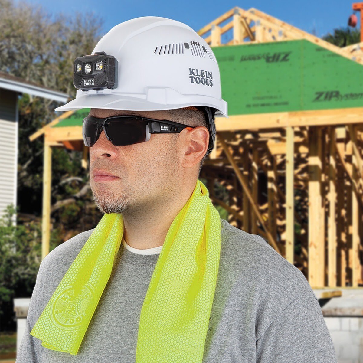 Klein 60486 Cooling PVA Towel, High-Visibility Yellow (2 Pack) - 6