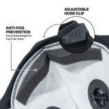 Klein 60506 N95 Reusable Respirator Face Mask with Replaceable NIOSH N95 Filter 13.5 in. L x 6.6 in. H (1 Pack) - 4