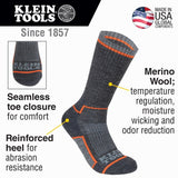 Klein 60509 Performance Thermal Socks, XL (1 Pair) - 2