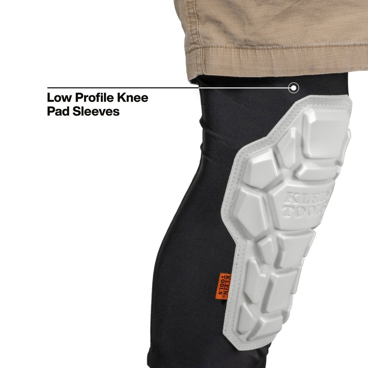 Klein 60511NM Non-Marring Knee Pad Sleeve Set Size M L 14.6" Length - 2