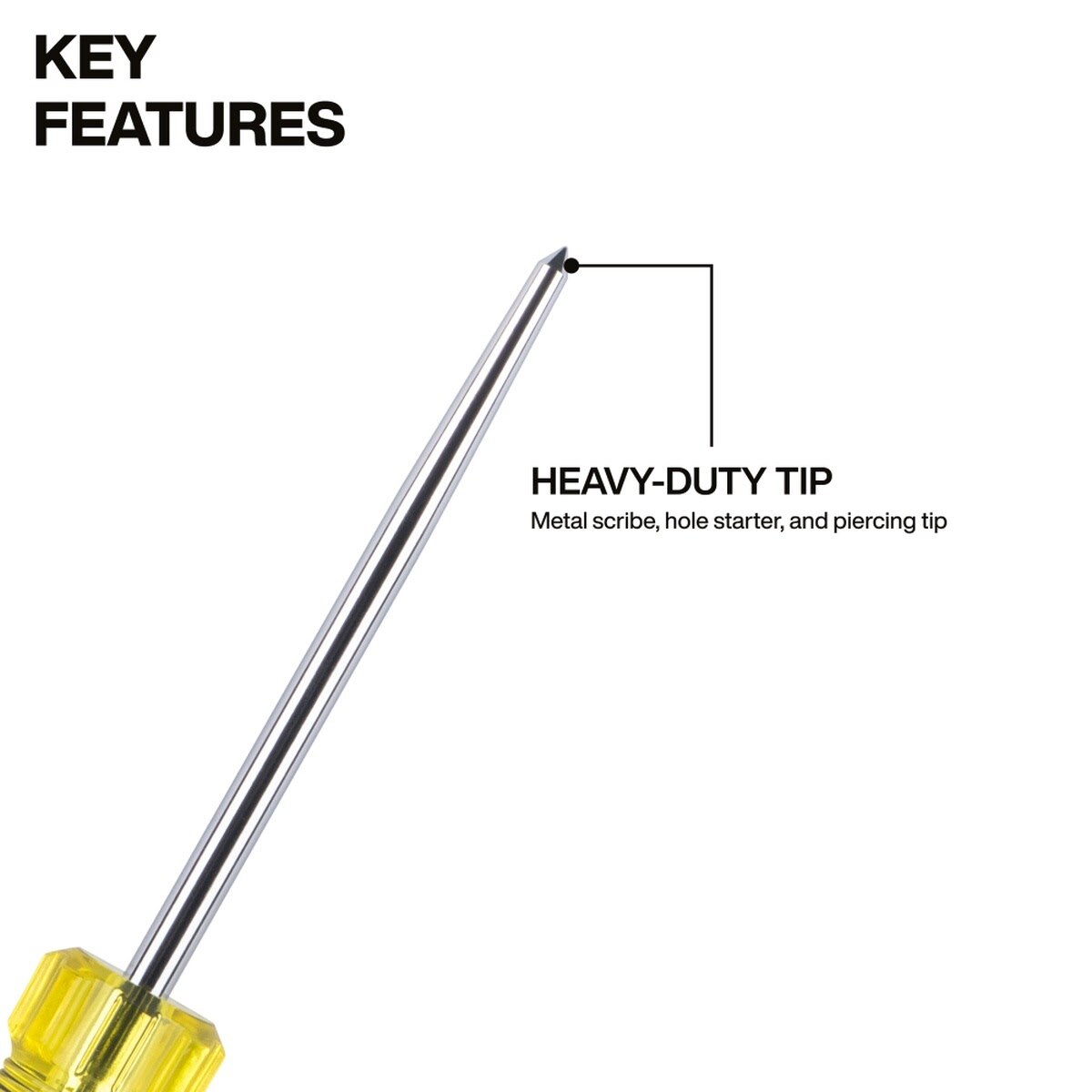 Klein 6504DD Scratch Awl Demolition Driver - 3